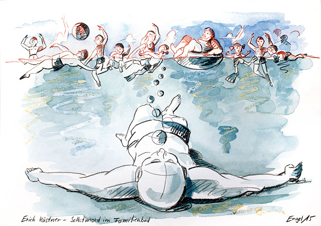 Live-Illustrationen auf dem Literaturmarathon 2015 – WDR 5 Auftraggeber: Im Rahmen der lit.COLOGNE 2015 Thema: Wasser