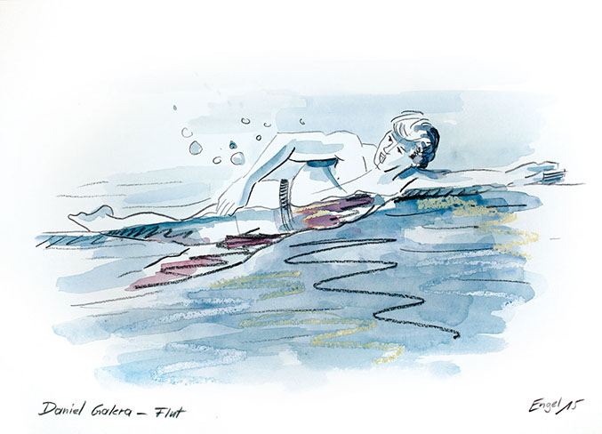 Live-Illustrationen auf dem Literaturmarathon 2015 – WDR 5 Auftraggeber: Im Rahmen der lit.COLOGNE 2015 Thema: Wasser