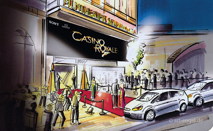 Illustration VIP-Event von Frank Engel 