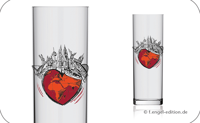 Kölschglas mit Herz – f.engel-edition by agrippina-design.de - Das Kölle-Herz-Glas