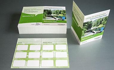 Stempelheft Naturschule-Aggerbogen der Stad Lohmar © Frank Engel