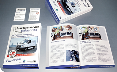 Mailing für Abwasserservice Holger Fies von Frank Engel